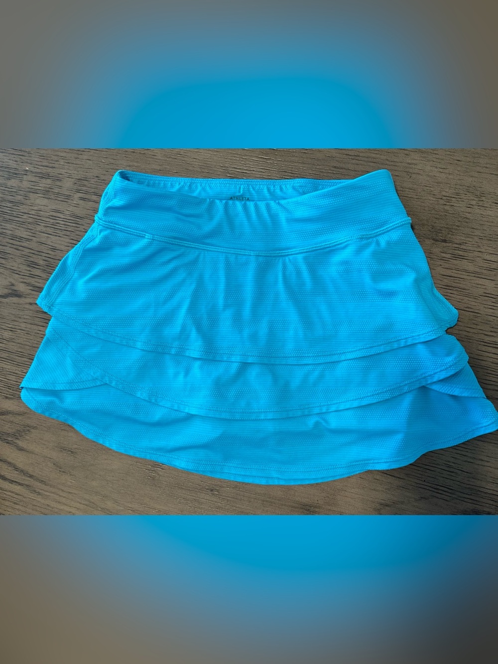 Athleta Girls Bright Turquoise Blue Active Skort